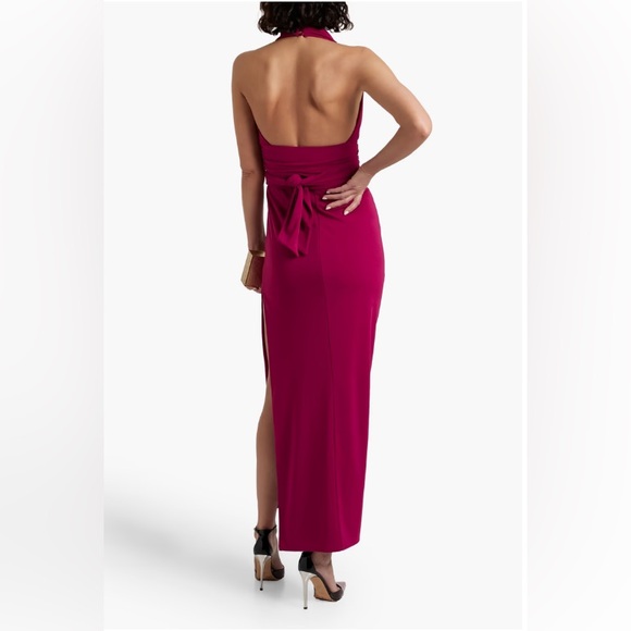 NICHOLAS Autumn draped jersey halterneck gown - Picture 3 of 3